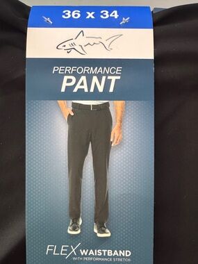 Greg Norman Collection Black Performance Pants